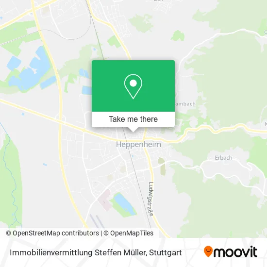 Карта Immobilienvermittlung Steffen Müller