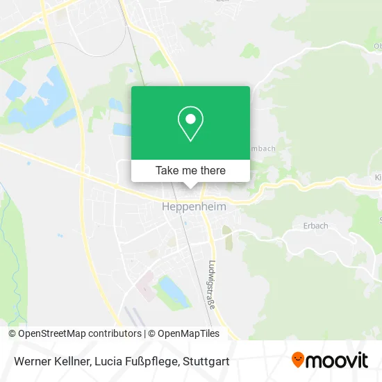 Карта Werner Kellner, Lucia Fußpflege