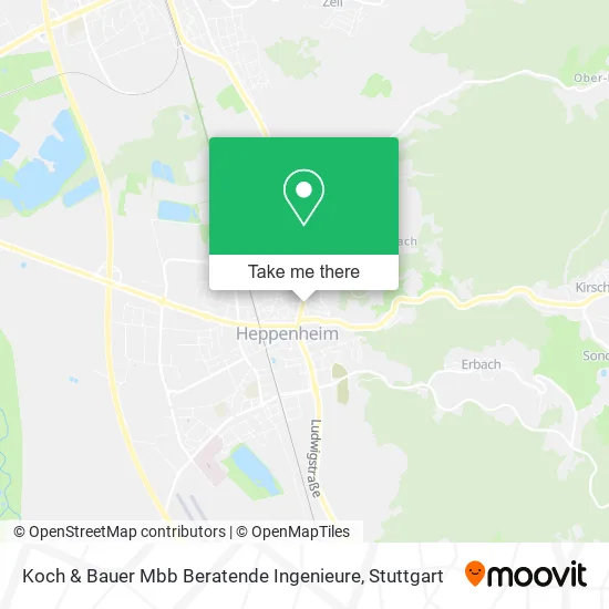 Карта Koch & Bauer Mbb Beratende Ingenieure