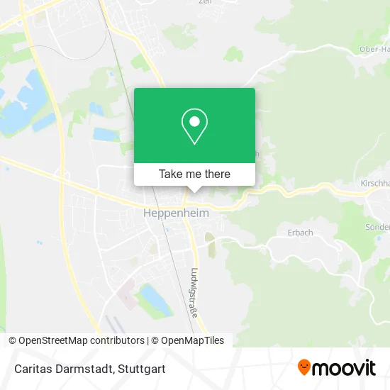 Карта Caritas Darmstadt