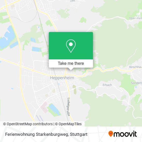Ferienwohnung Starkenburgweg map