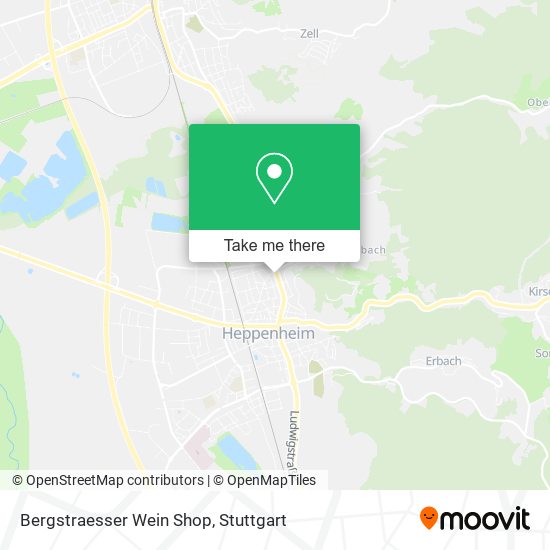 Bergstraesser Wein Shop map