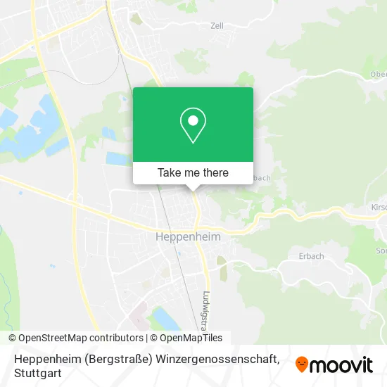 Карта Heppenheim (Bergstraße) Winzergenossenschaft