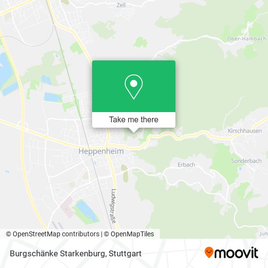 Burgschänke Starkenburg map