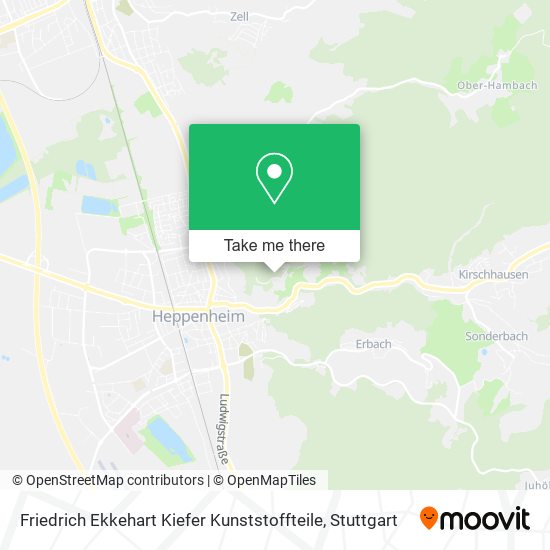 Карта Friedrich Ekkehart Kiefer Kunststoffteile
