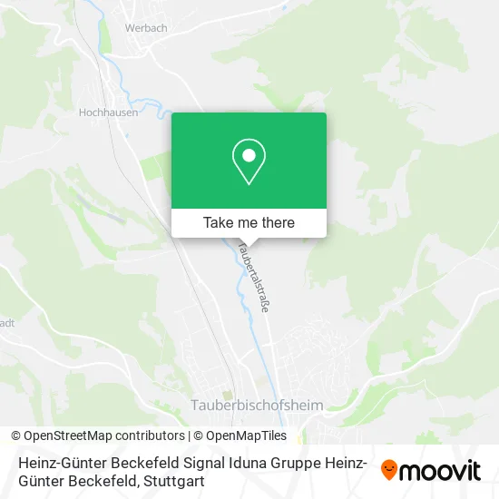 Карта Heinz-Günter Beckefeld Signal Iduna Gruppe Heinz-Günter Beckefeld