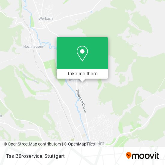 Tss Büroservice map