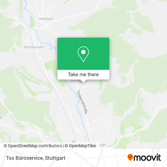 Карта Tss Büroservice