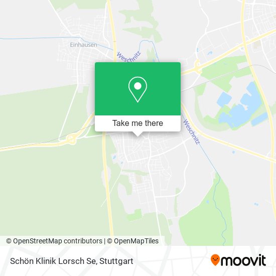 Schön Klinik Lorsch Se map