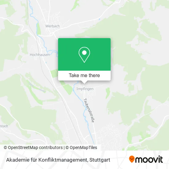 Карта Akademie für Konfliktmanagement