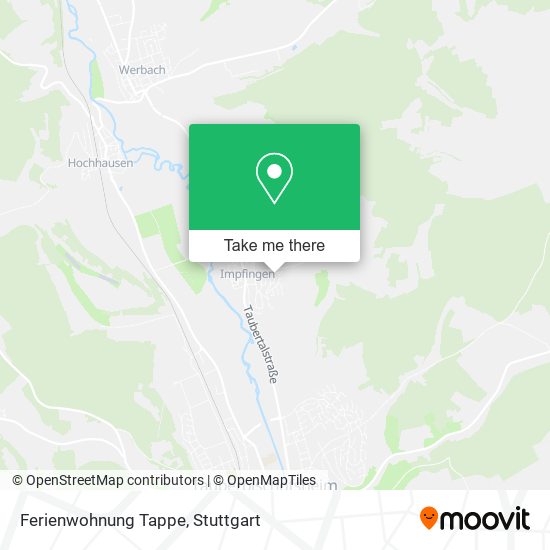 Ferienwohnung Tappe map