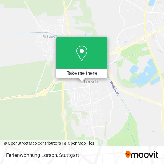 Карта Ferienwohnung Lorsch
