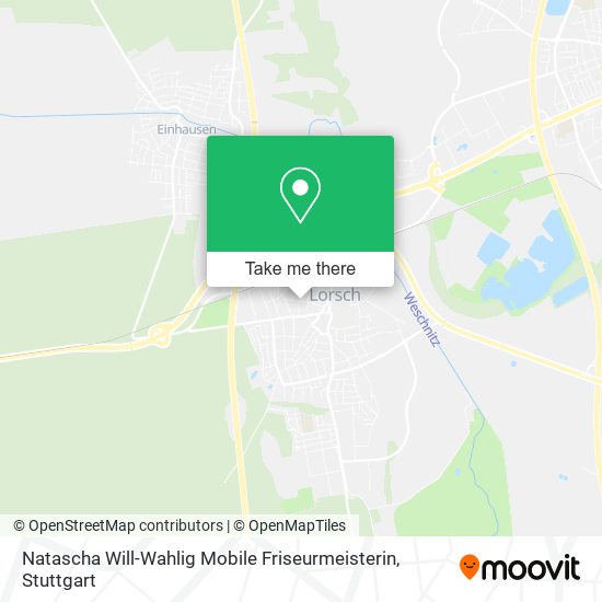 Карта Natascha Will-Wahlig Mobile Friseurmeisterin