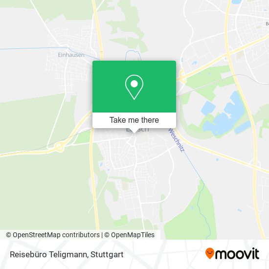 Reisebüro Teligmann map