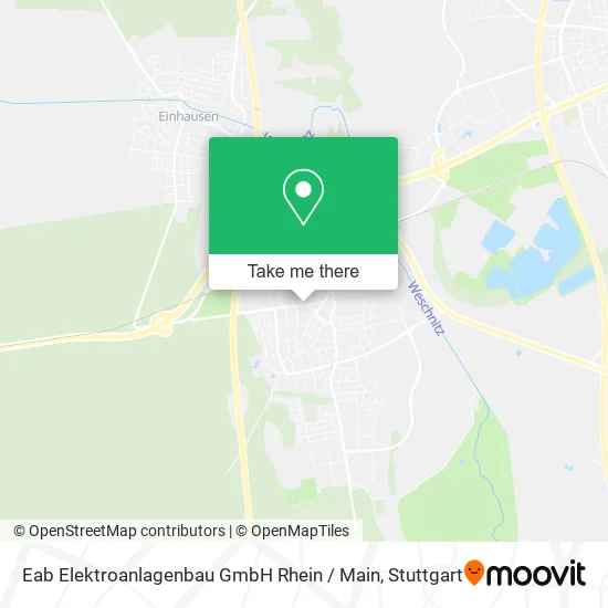 Карта Eab Elektroanlagenbau GmbH Rhein / Main
