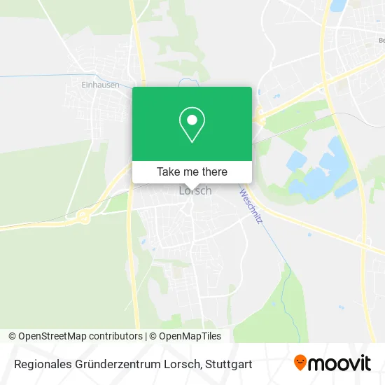 Карта Regionales Gründerzentrum Lorsch
