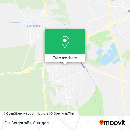 Die Bergstraße map