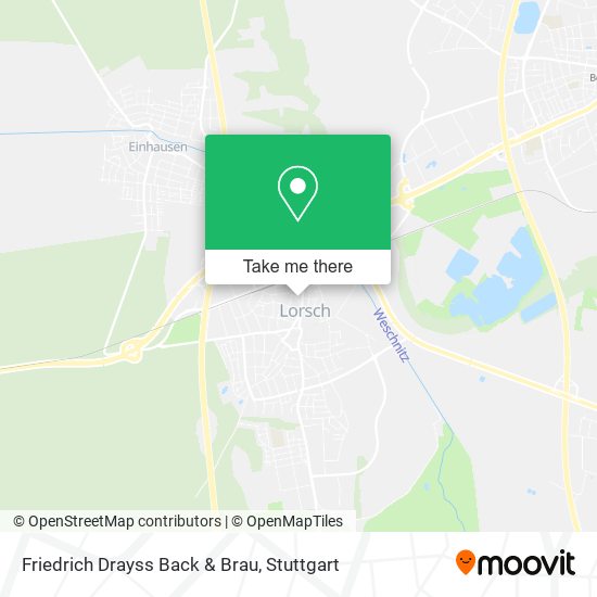 Friedrich Drayss Back & Brau map