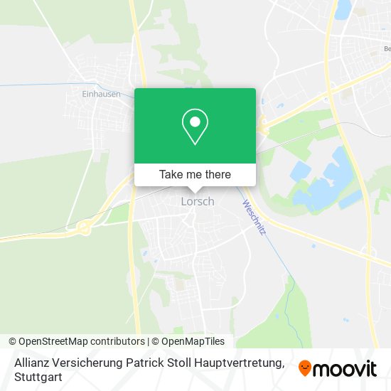 Карта Allianz Versicherung Patrick Stoll Hauptvertretung