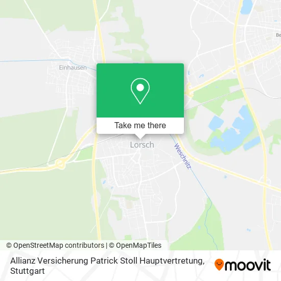 Карта Allianz Versicherung Patrick Stoll Hauptvertretung