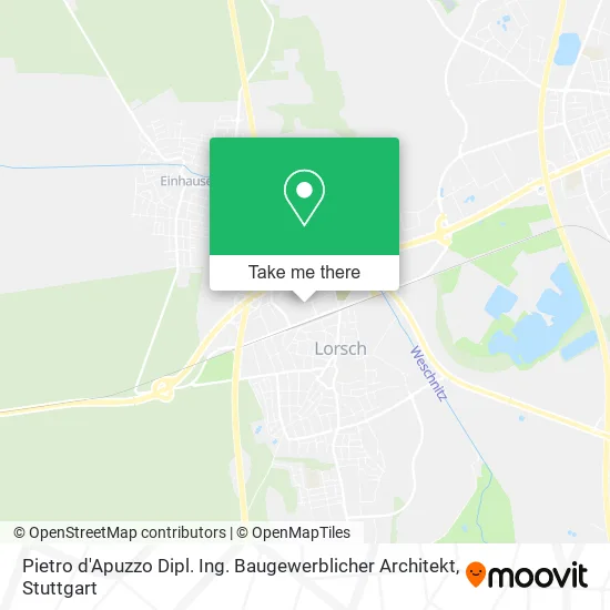 Карта Pietro d'Apuzzo Dipl. Ing. Baugewerblicher Architekt