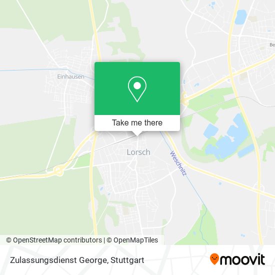 Карта Zulassungsdienst George