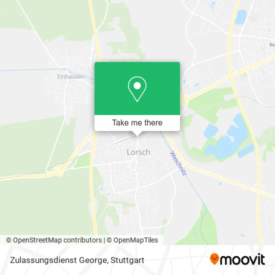 Карта Zulassungsdienst George