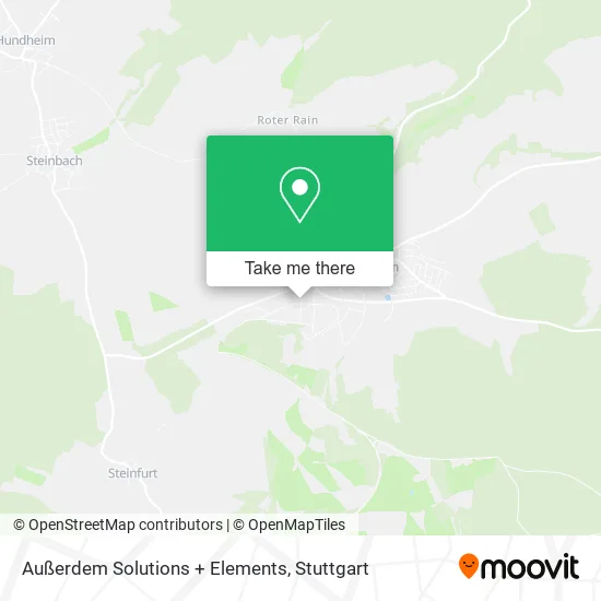 Карта Außerdem Solutions + Elements