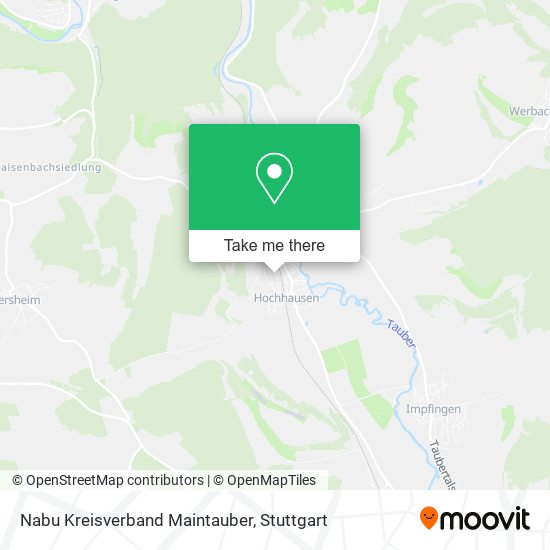 Nabu Kreisverband Maintauber map