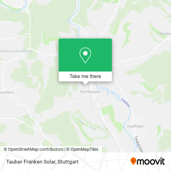 Карта Tauber Franken Solar