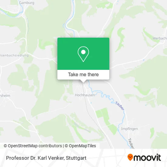 Professor Dr. Karl Venker map