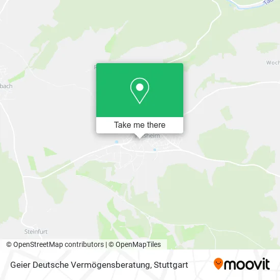 Карта Geier Deutsche Vermögensberatung