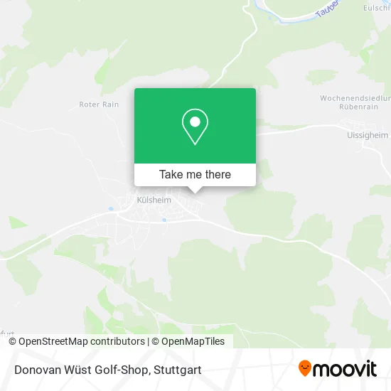 Карта Donovan Wüst Golf-Shop