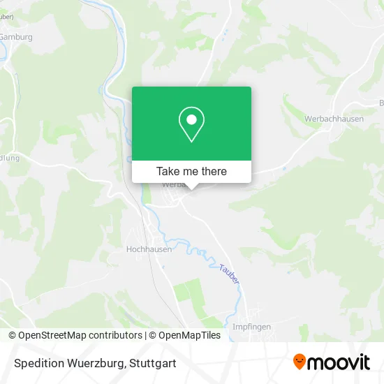Карта Spedition Wuerzburg