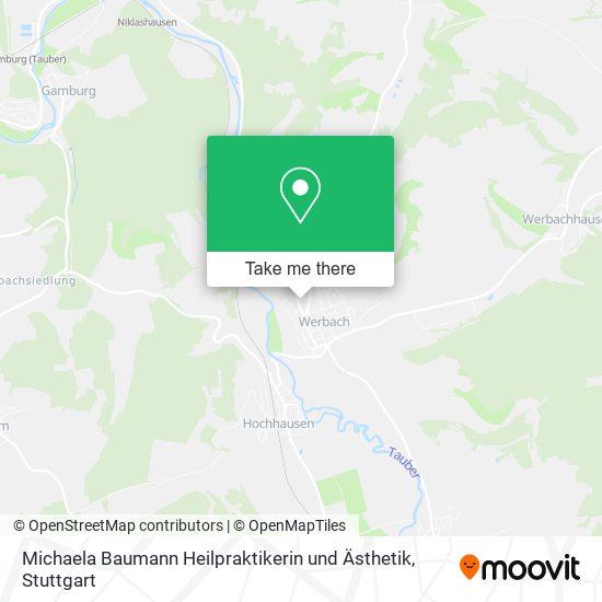 Michaela Baumann Heilpraktikerin und Ästhetik map