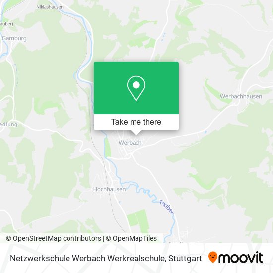 Netzwerkschule Werbach Werkrealschule map