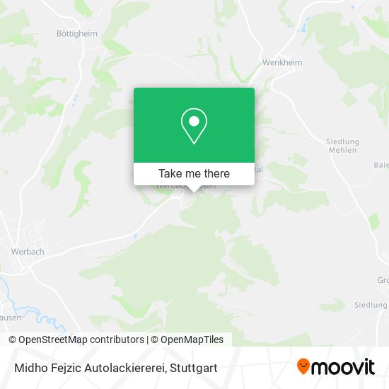 Карта Midho Fejzic Autolackiererei