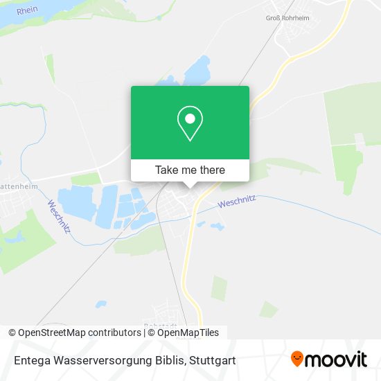 Карта Entega Wasserversorgung Biblis