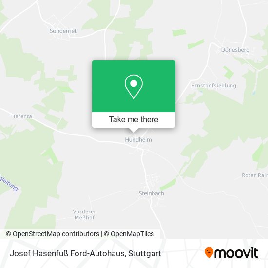 Josef Hasenfuß Ford-Autohaus map