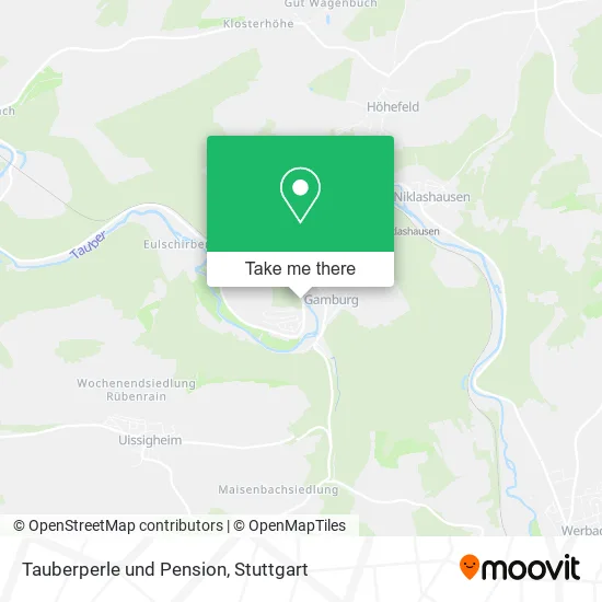 Карта Tauberperle und Pension