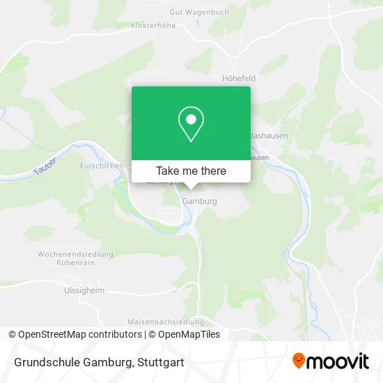Карта Grundschule Gamburg