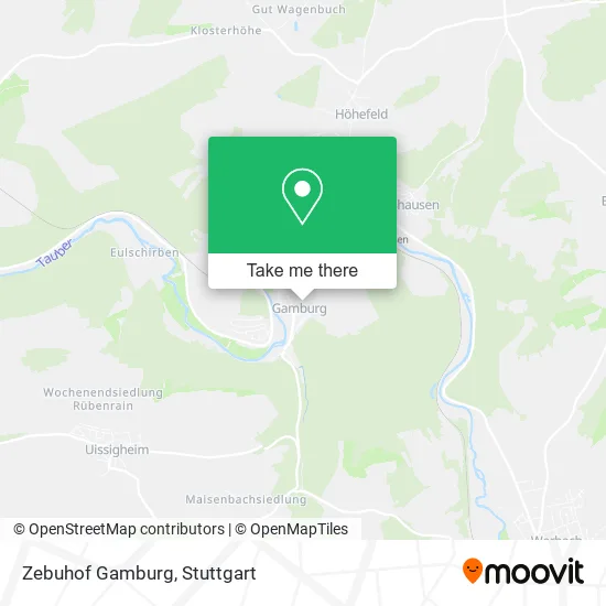 Карта Zebuhof Gamburg