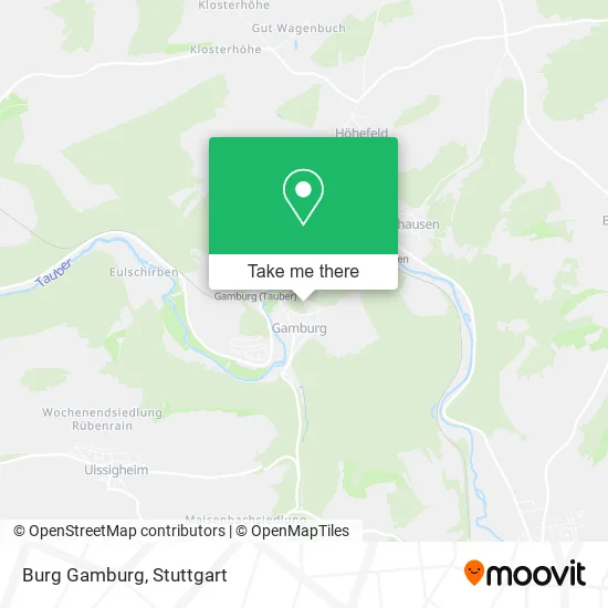 Карта Burg Gamburg