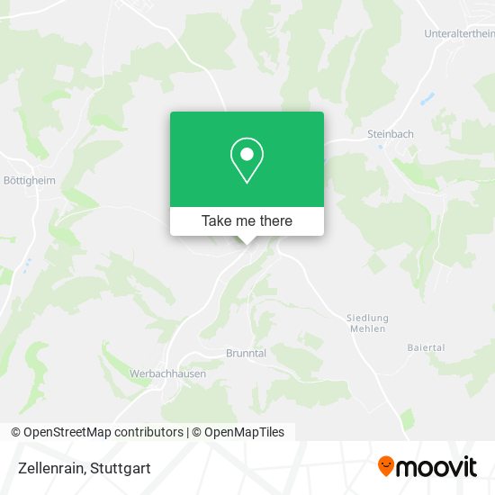 Карта Zellenrain