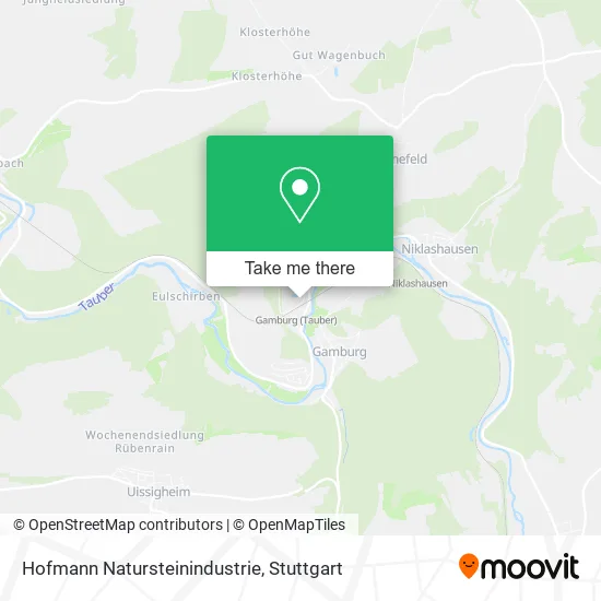 Карта Hofmann Natursteinindustrie