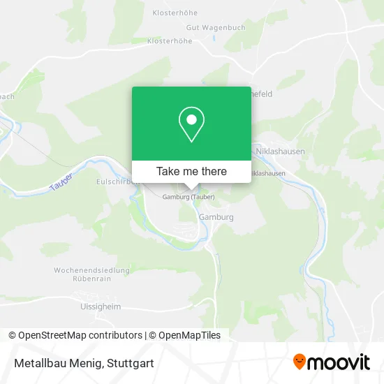 Карта Metallbau Menig