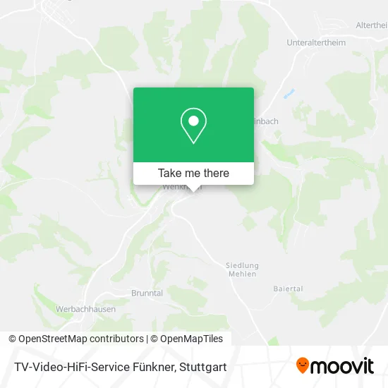 Карта TV-Video-HiFi-Service Fünkner