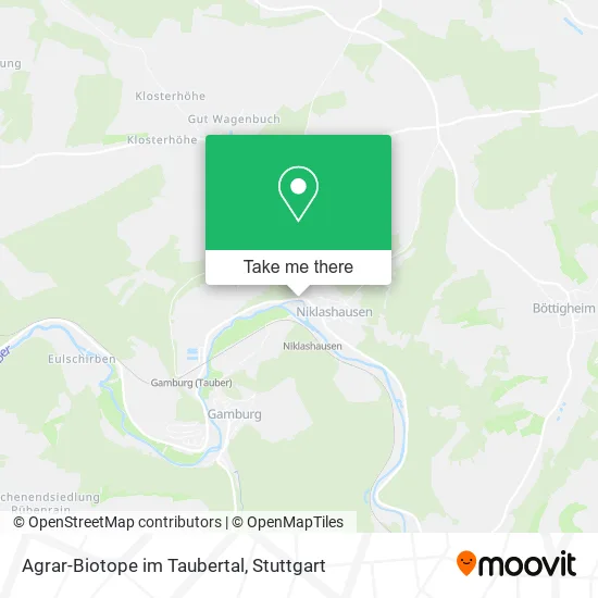 Agrar-Biotope im Taubertal map