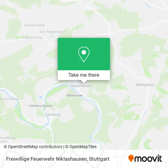 Карта Freiwillige Feuerwehr Niklashausen