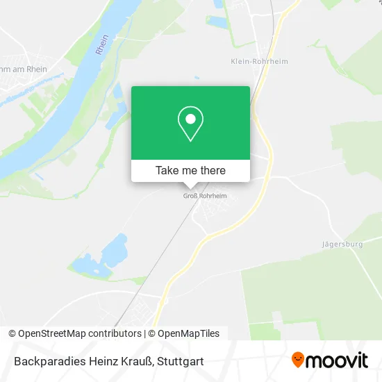 Карта Backparadies Heinz Krauß
